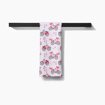 Love Bikes Tea Towel