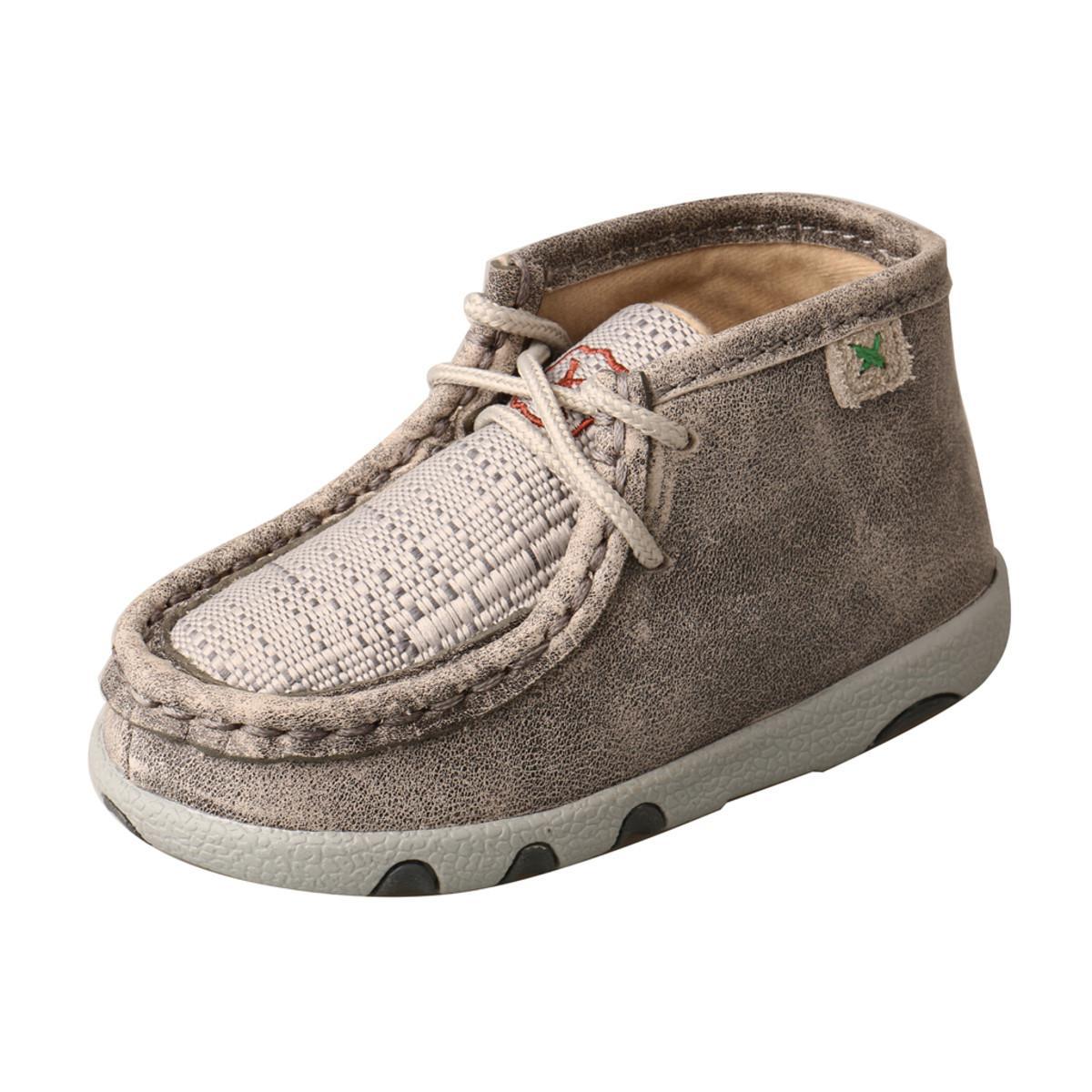 INFANT DRIVING MOCCASINS - GREY/LIGHT GREY ICA0012