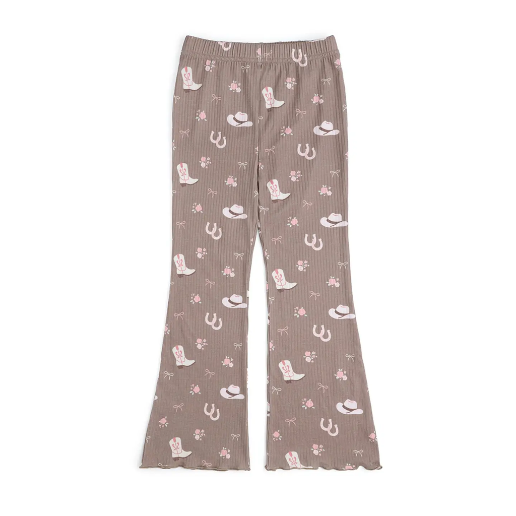 Howdy Darling Western Flare Legging - Kids Boutique Clothing