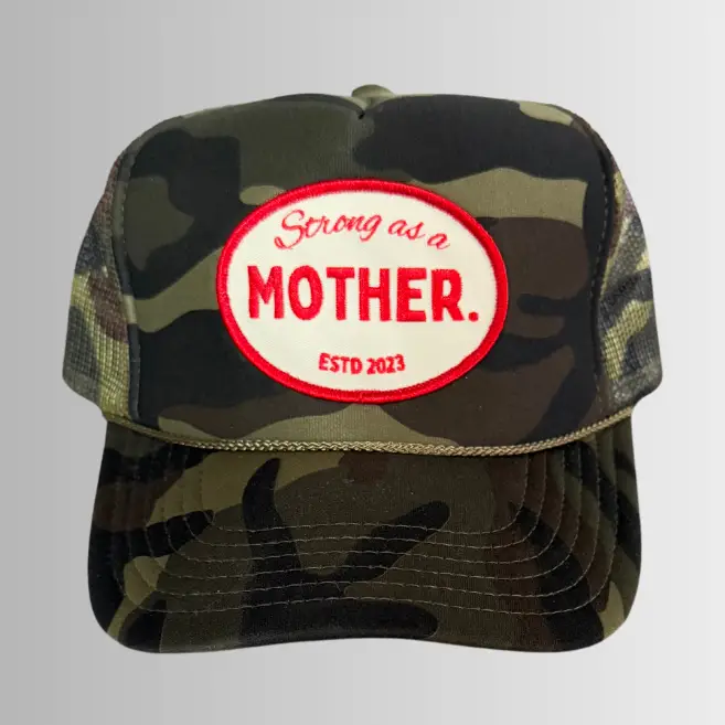 Vintage Strong As A Mother® Patch Hat