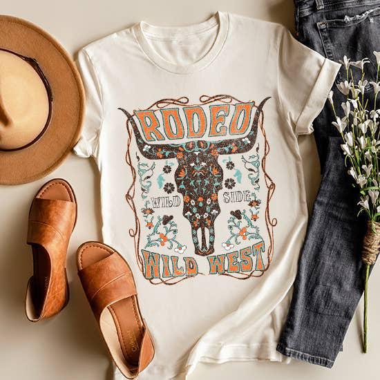 RODEO WILD WEST T SHIRT