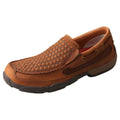 MENS SLIP-ON DRIVING MOC - OILED SADDLE & BROWN MDMS017
