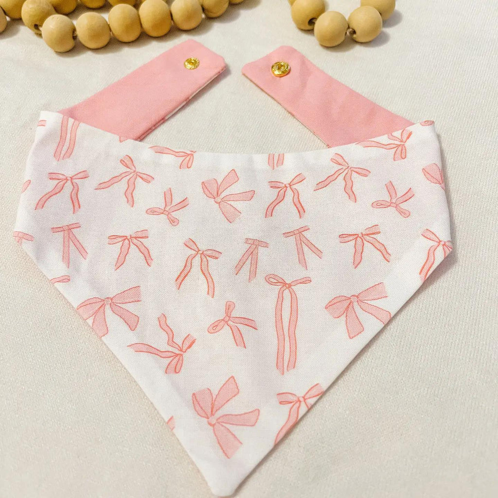 Coquette Bows Reversible Dog Bandana