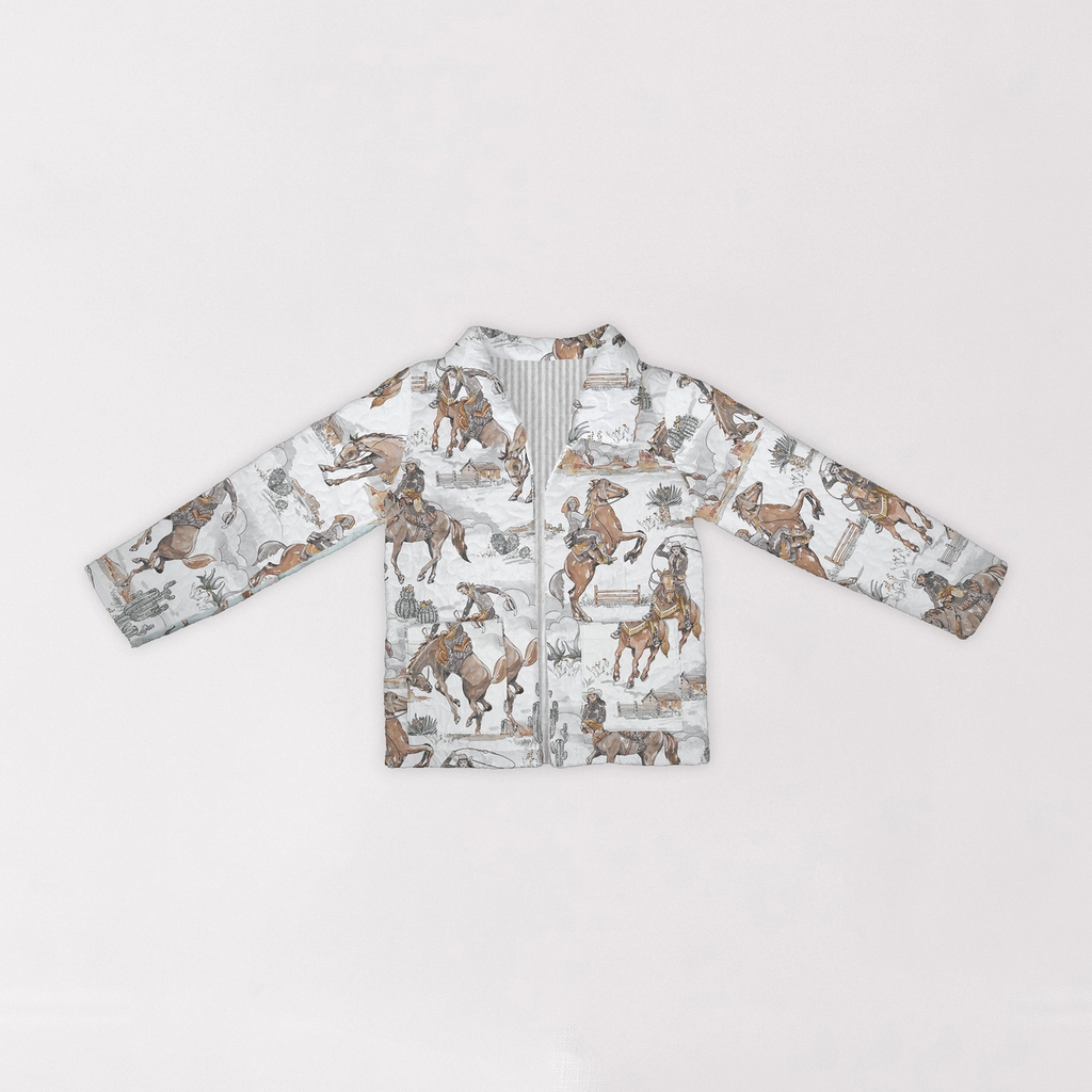 Birdie Cowgirl Neutral Quilted Jacket