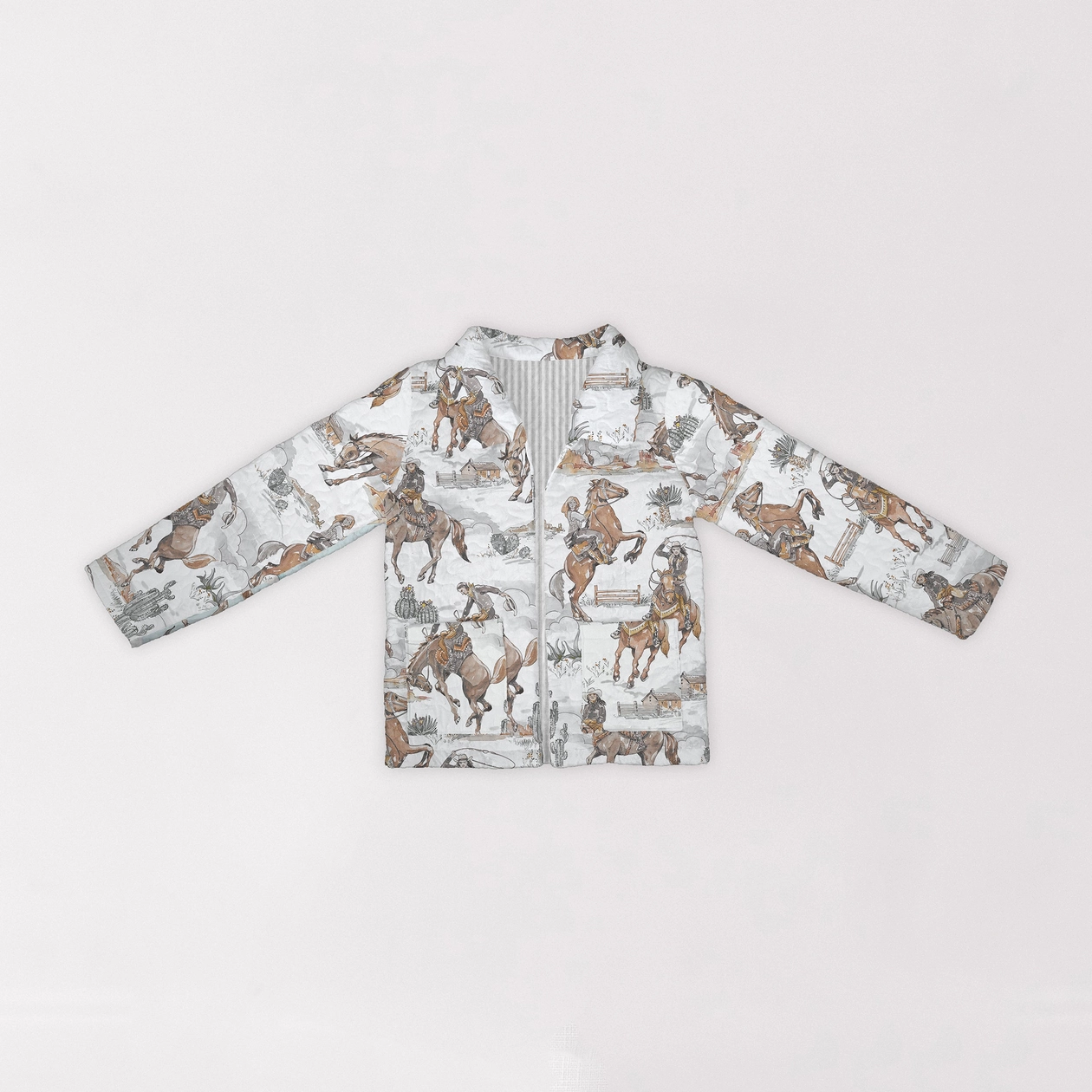 Birdie Cowgirl Neutral Quilted Jacket