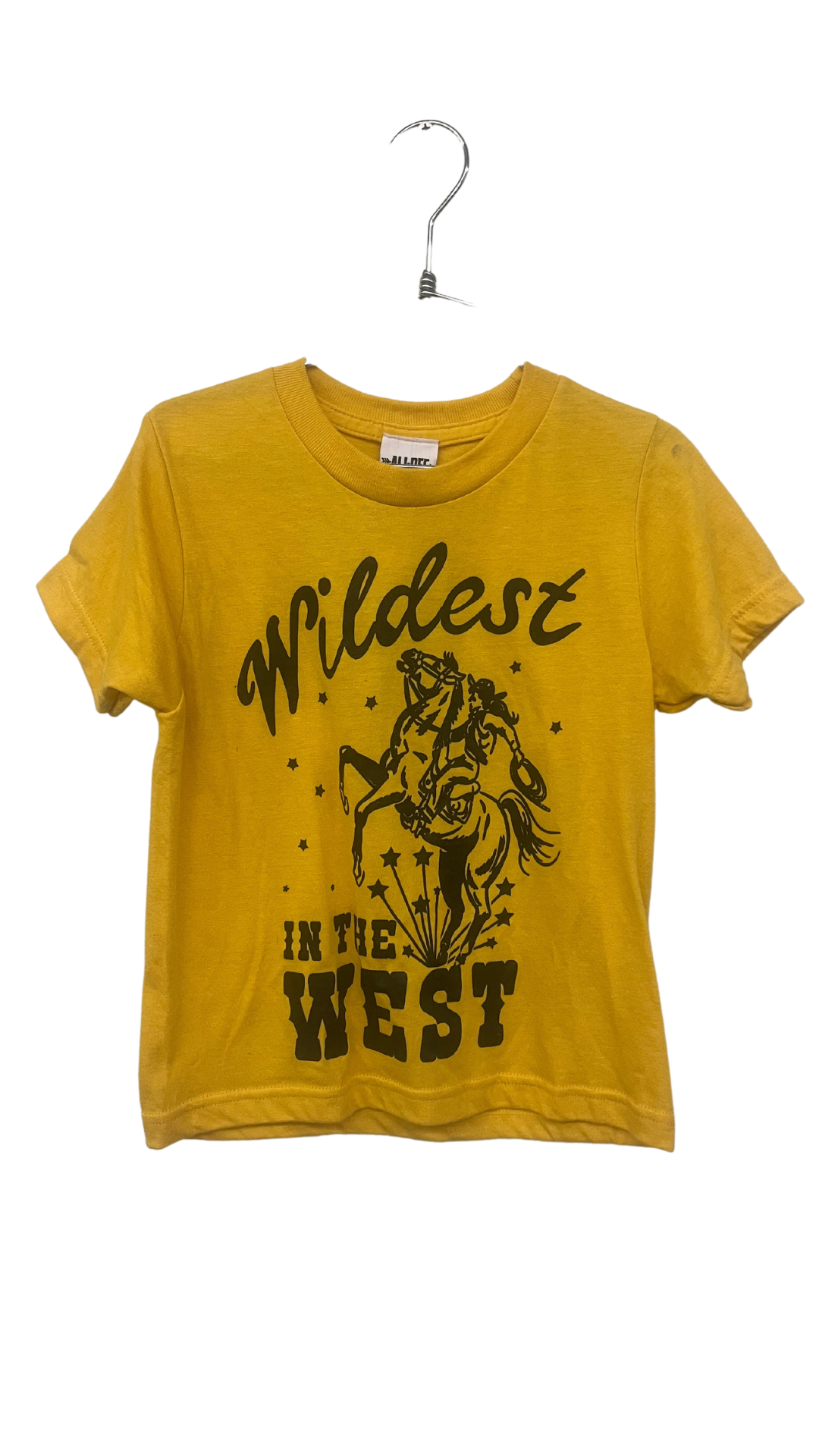 WILDEST IN THE WEST T SHIRT - YELLOW