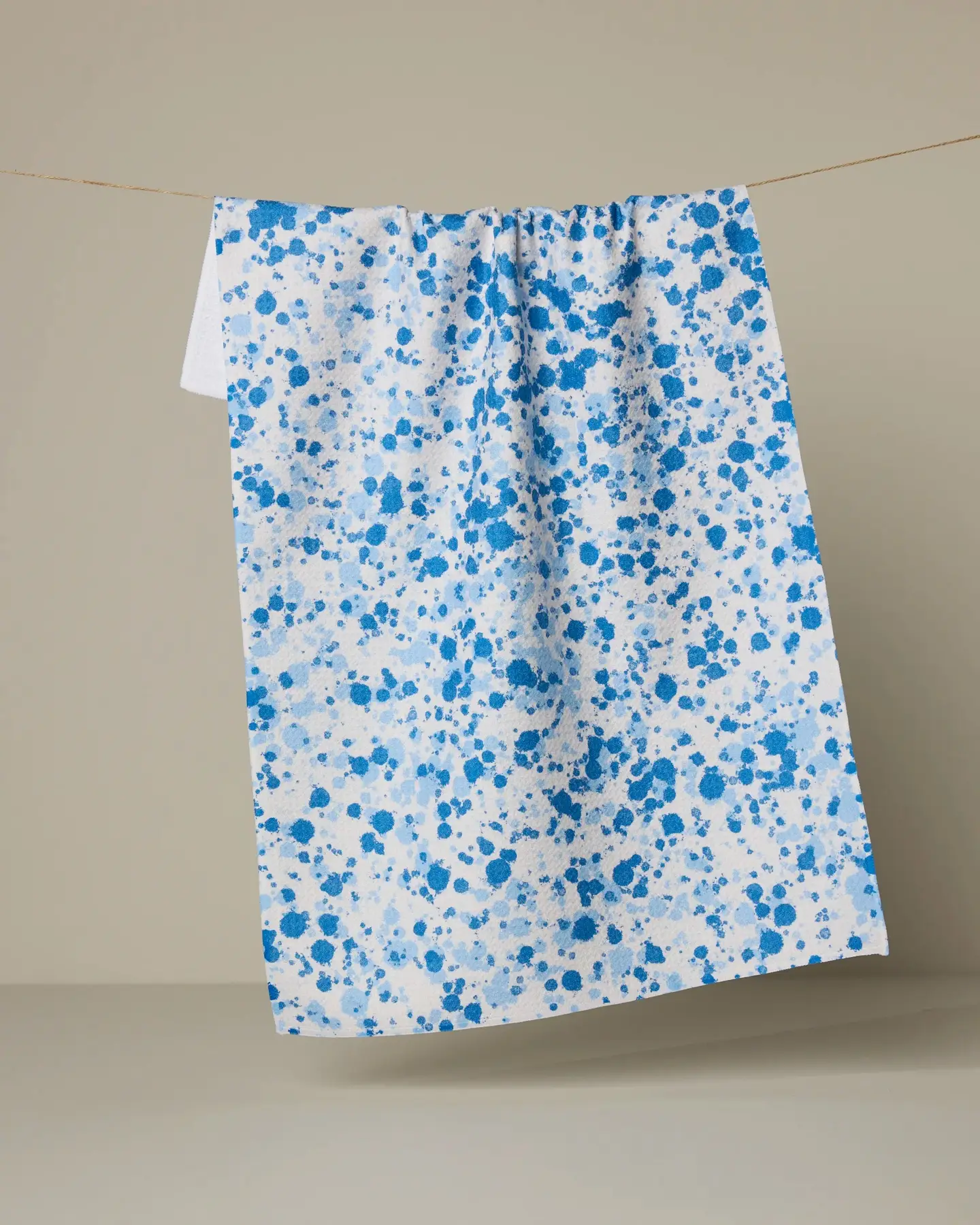 Indigo Splash Tea Towel