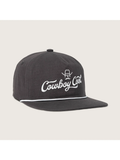Cowboy Cool Ranger Flat Bill Rope Hat - Slate