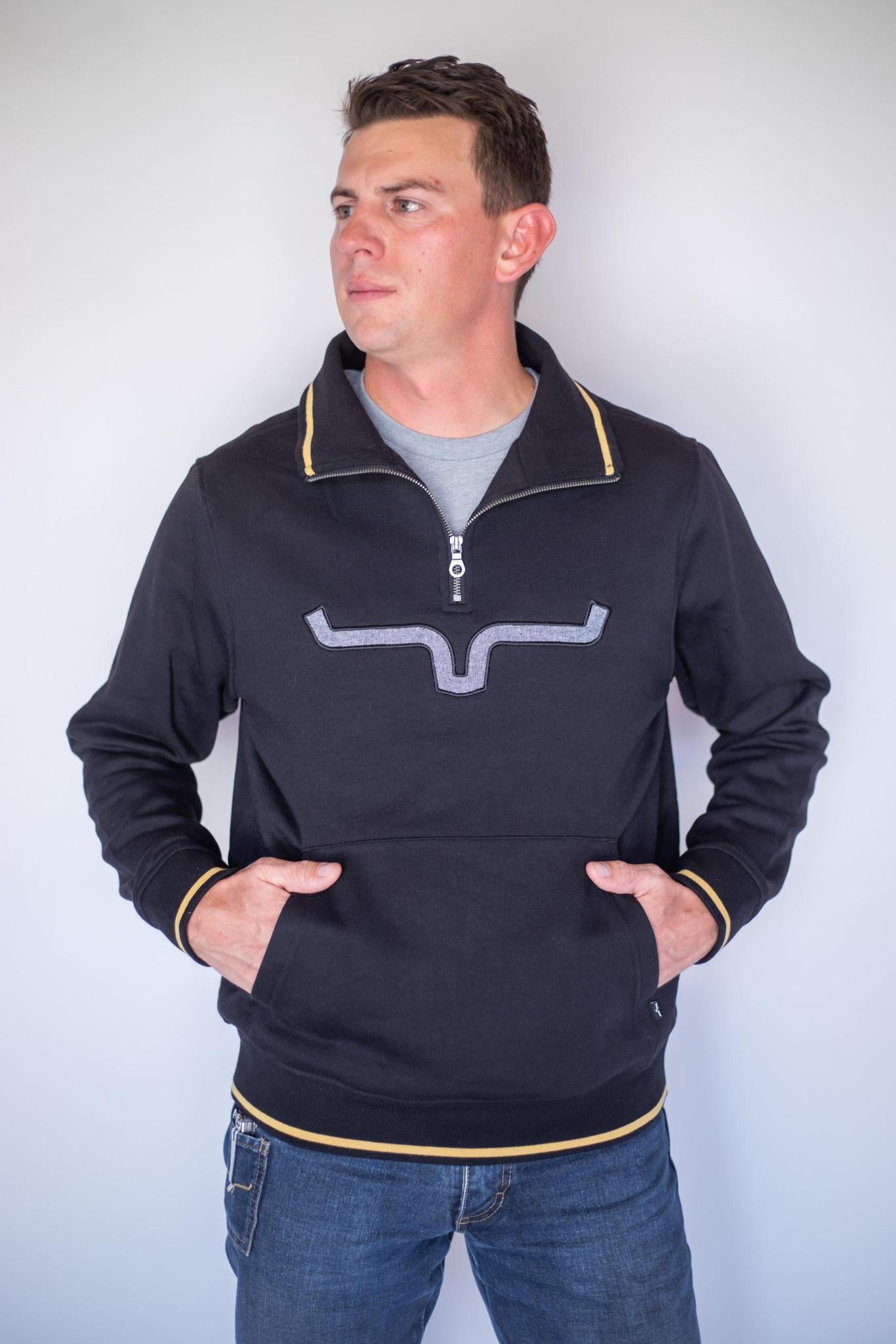 KIMES MEN'S FILMORE FLEECE - BLACK