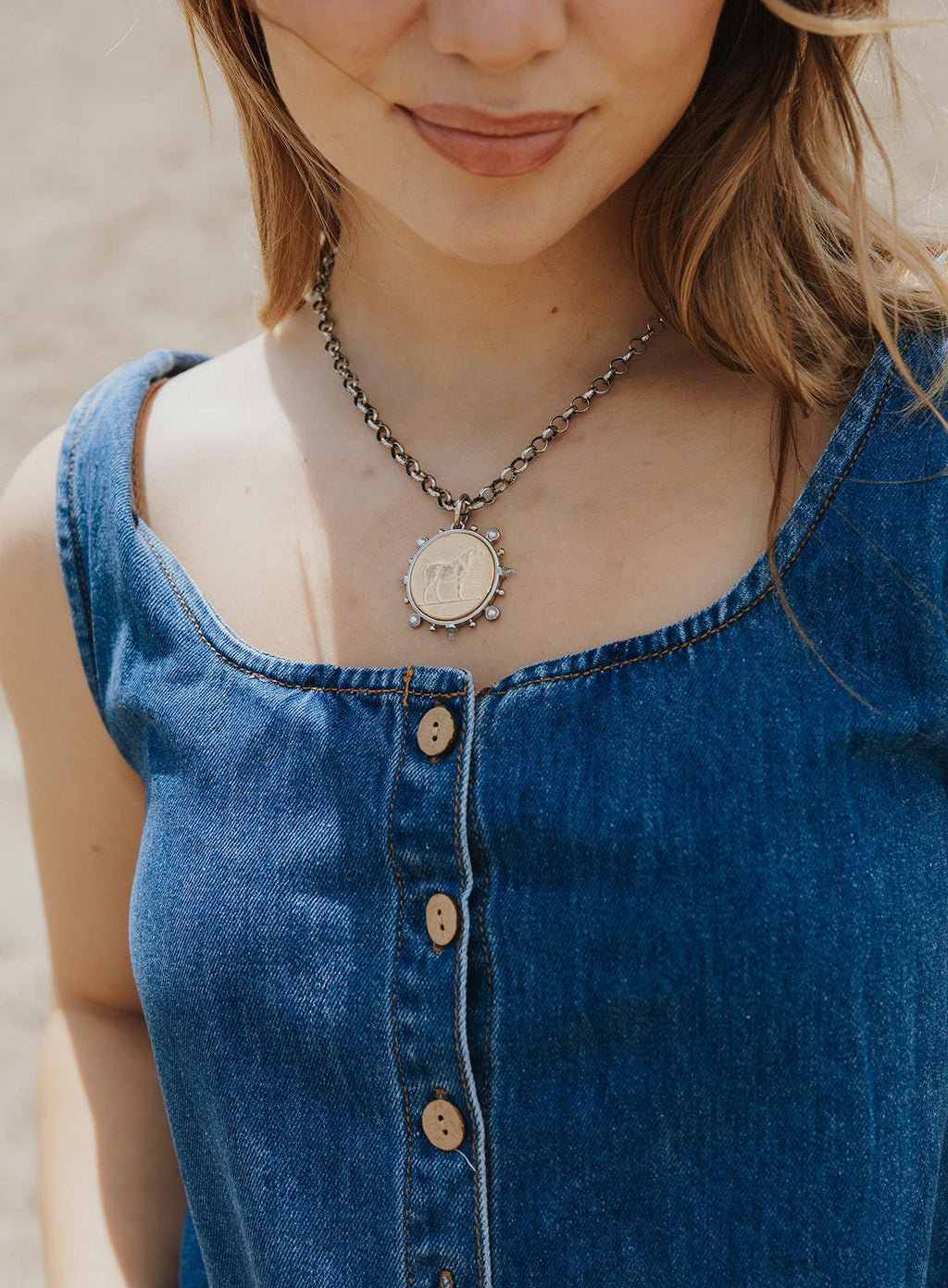 Soft Denim Sleeveless Top