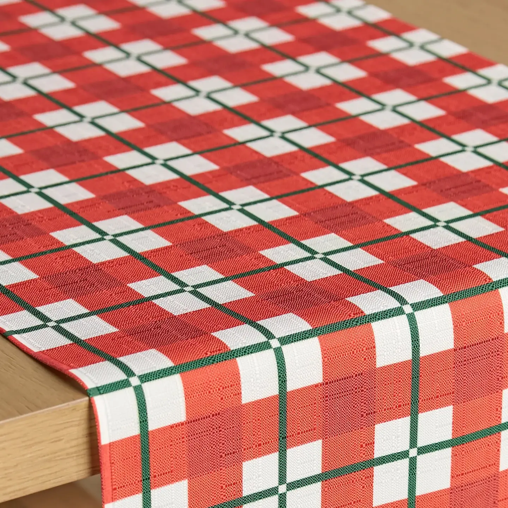 Yuletide Plaid Table Runner