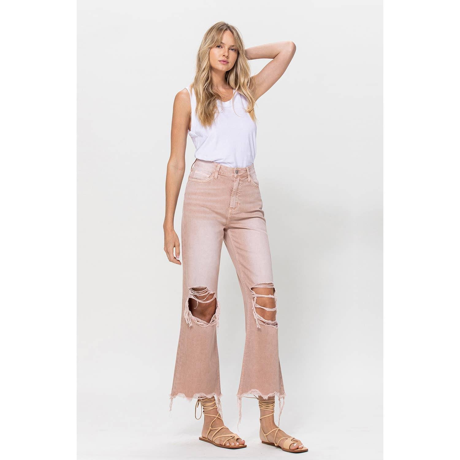 90S VINTAGE CROP FLARE - JULY SONG
