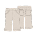 BOOTCUT PANT - OATMEAL