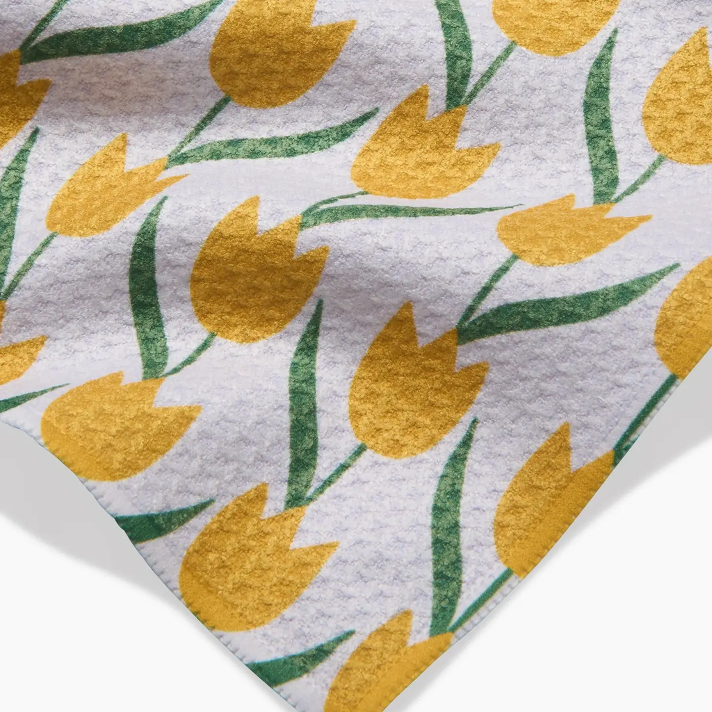 Spring Tulip Flowers Dishcloth Set
