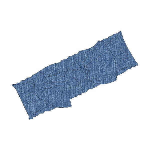 DENIM SMOCKED HEADBAND