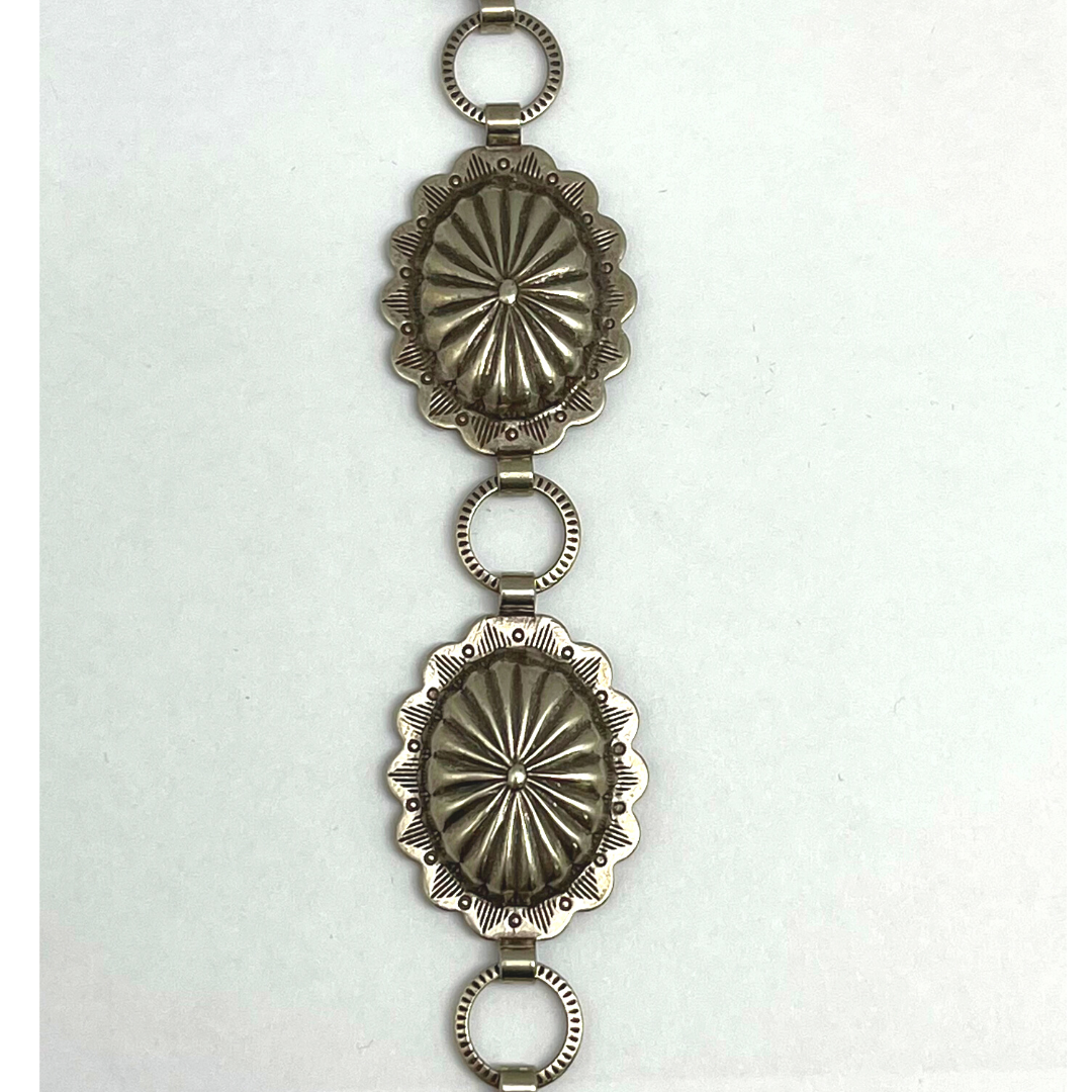 NICKEL CONCHO BELTS 675-123 1/2
