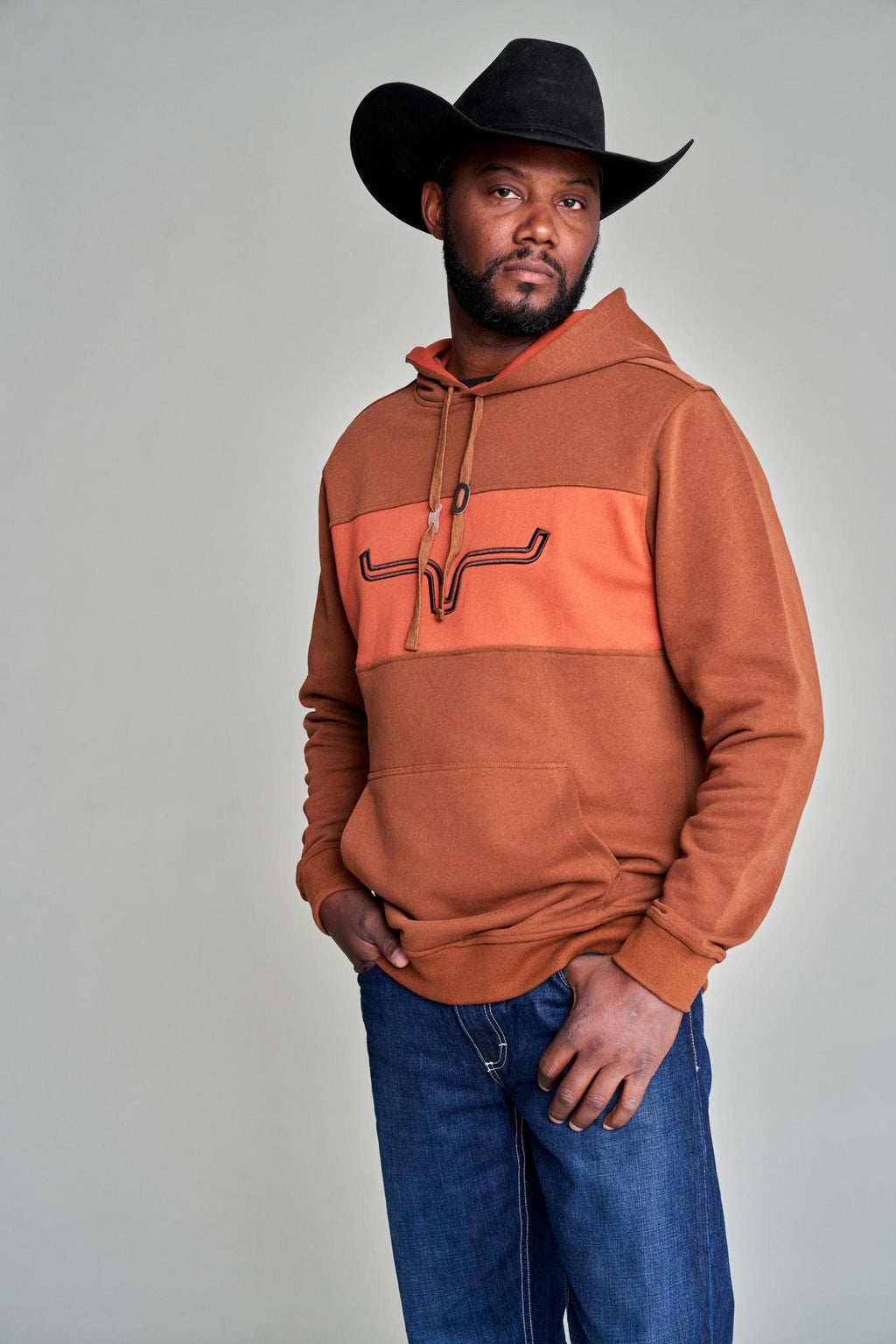 KIMES MEN'S FAST TALKER FLEECE - BROWN