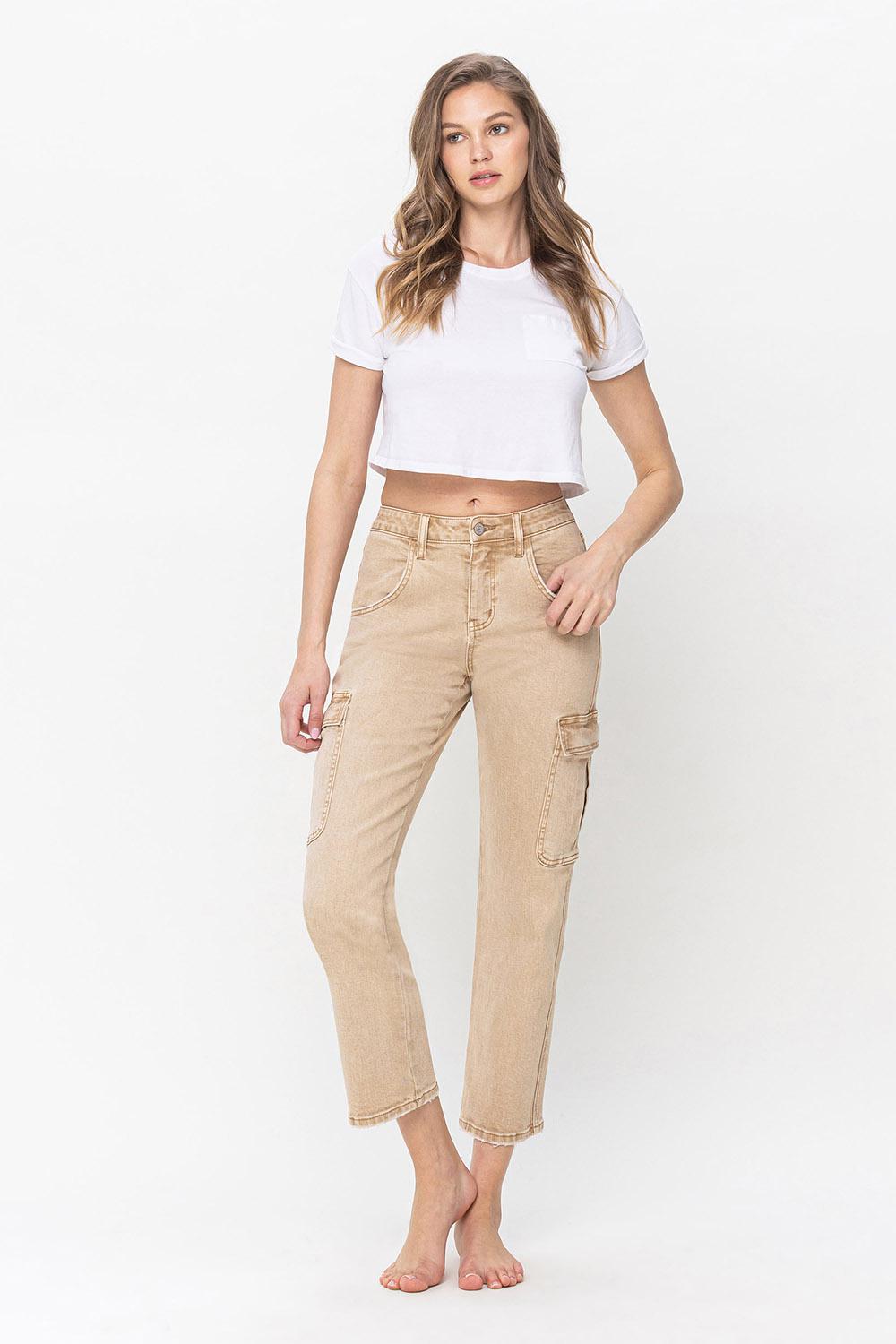 HIGH RISE RELAXED STRAIGHT CARGO - DIXIE INSTRUCTIVE