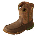 Driving Moc Boot - Bomber & Shiny Brown YDB0003