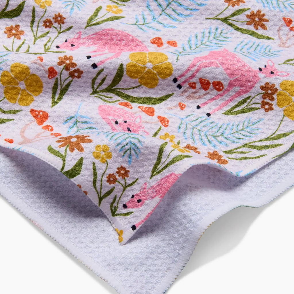 Fern and Fawn Tea Towel