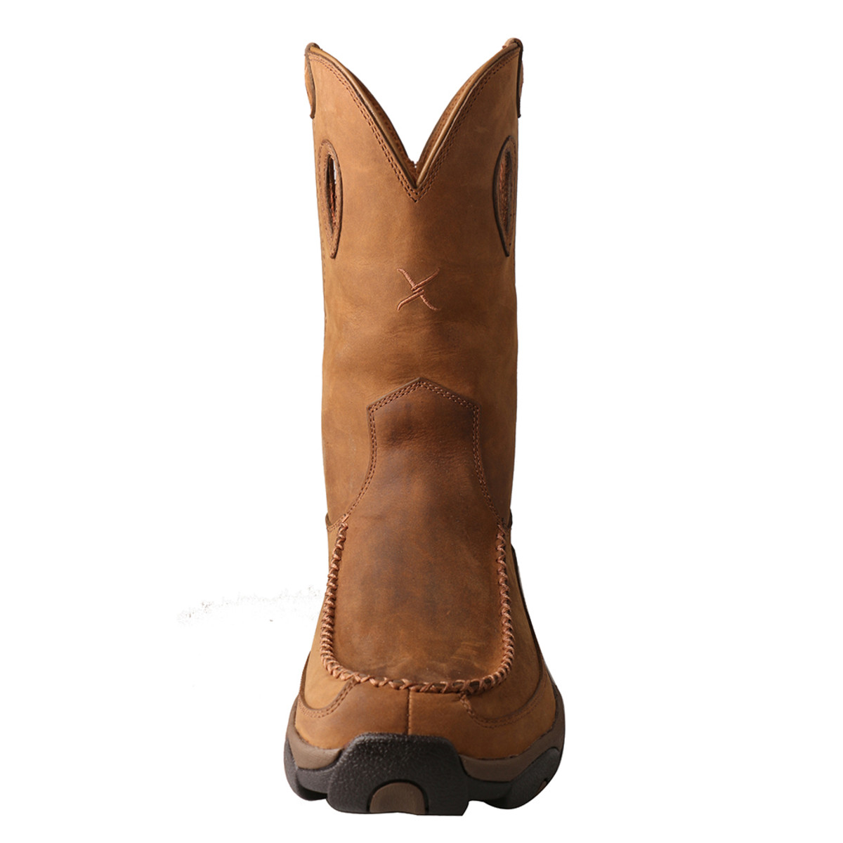 MENS HIKER BOOTS - DISTRESSED SADDLE/SADDLE MHKB002