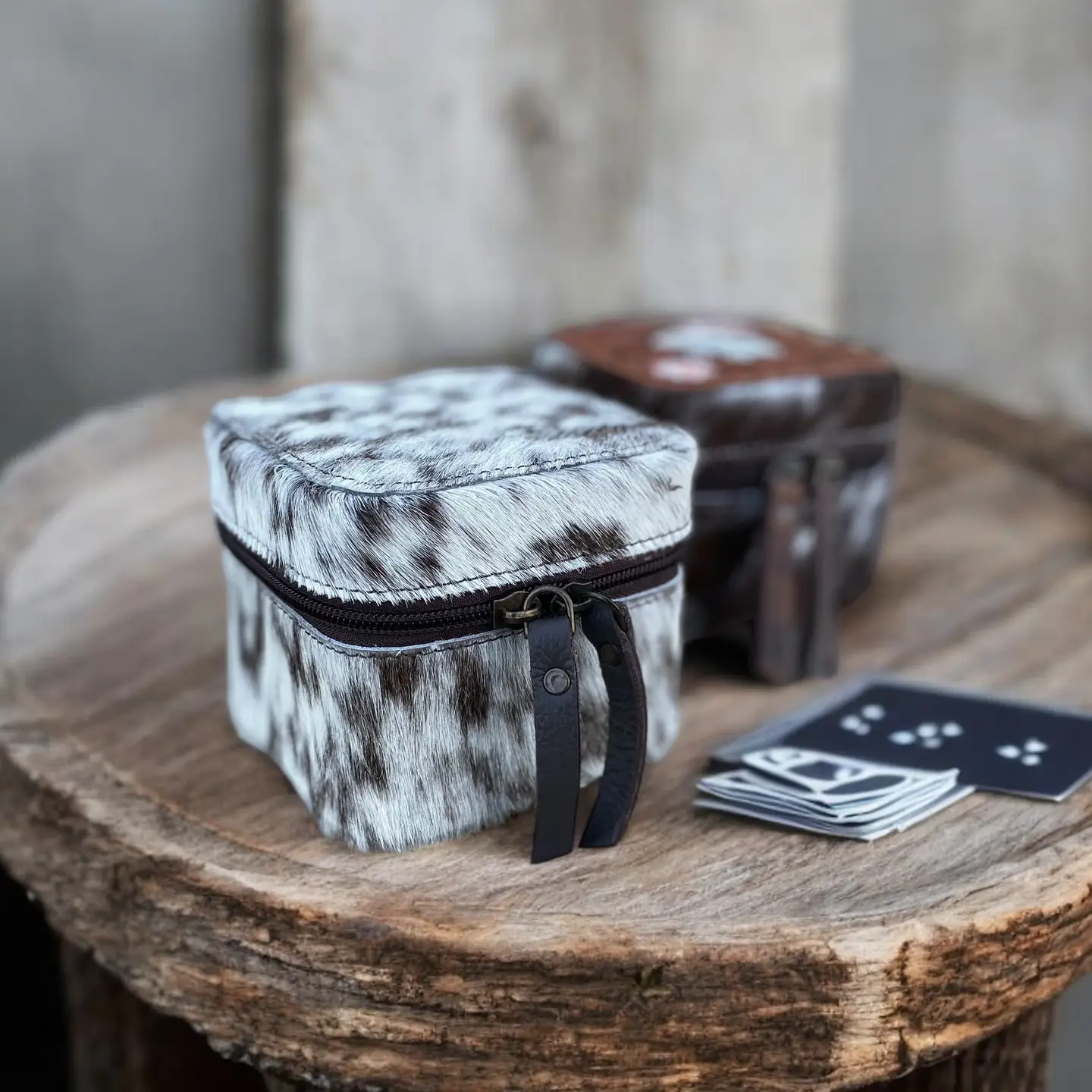 Small Cowhide Jewelry Box