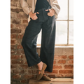 Classic Plaid Pleated Pants - GREY MULTI