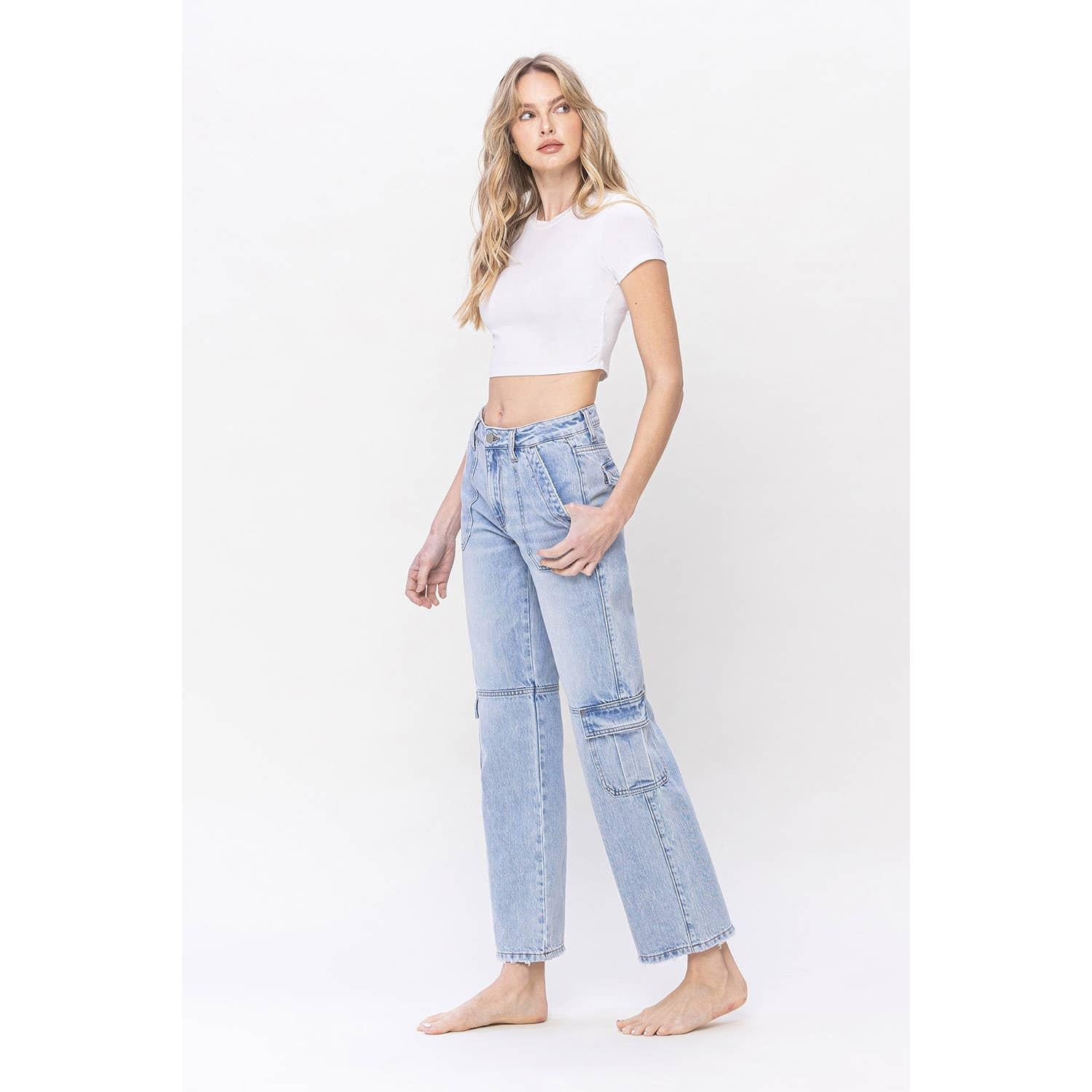 HIGH RISE DAD CARGO PANT