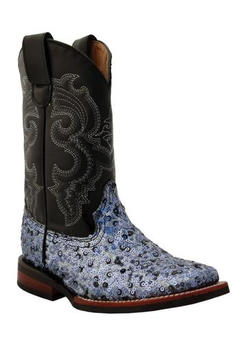 Kids Sparkle Slate S-Toe
