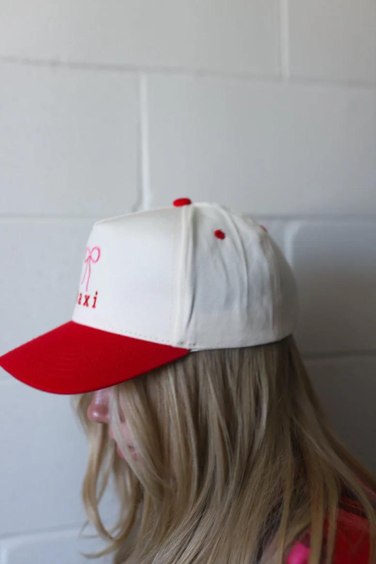 KAXI BOW TRUCKER HAT - RED