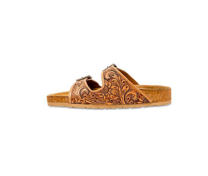 Footo Hand-Tooled Sandals - S-6918