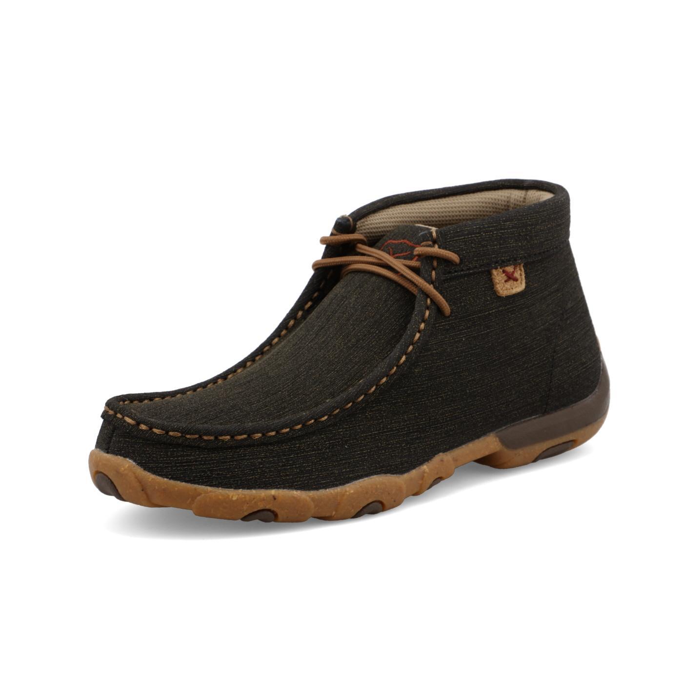 Chukka Driving Moc - Charcoal & Brown WDM0144
