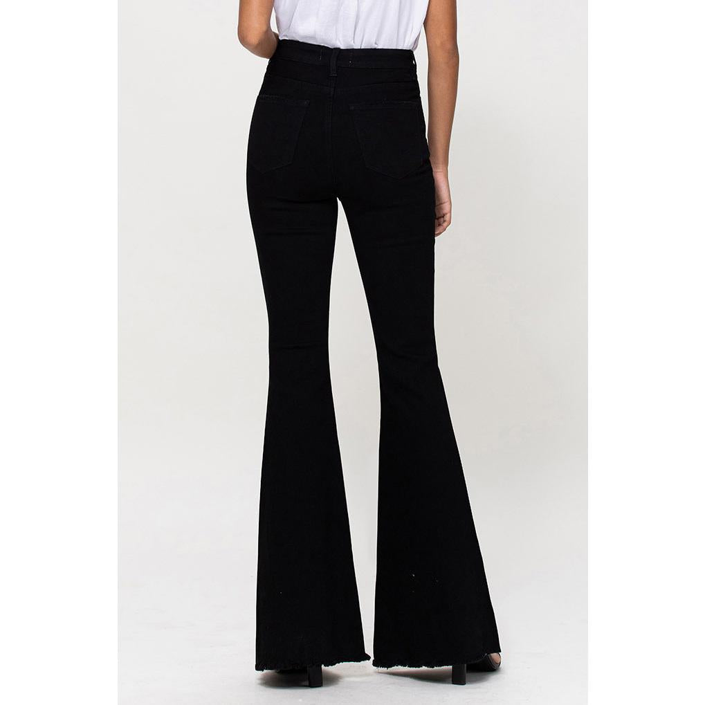 SUPER HIGH RISE SUPER FLARE - JET BLACK