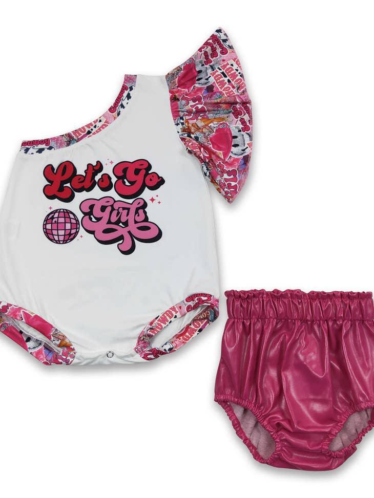 LET'S GO GIRLS BABY GIRL SET