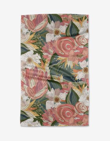 Flower Explosion Kitchen Tea Towel
