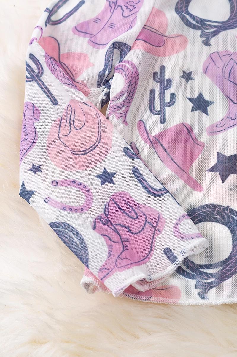 Rodeo Baby Mesh Long Sleeve Top