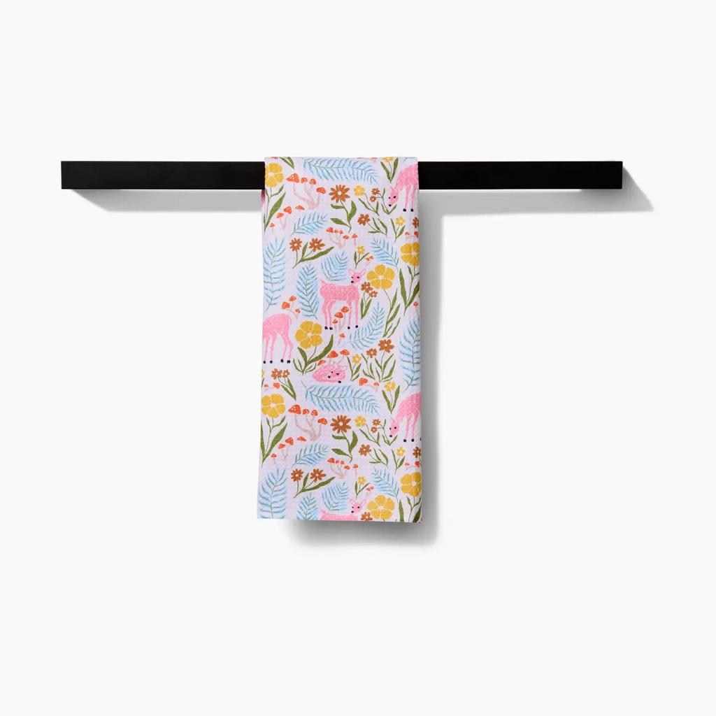 Fern and Fawn Tea Towel