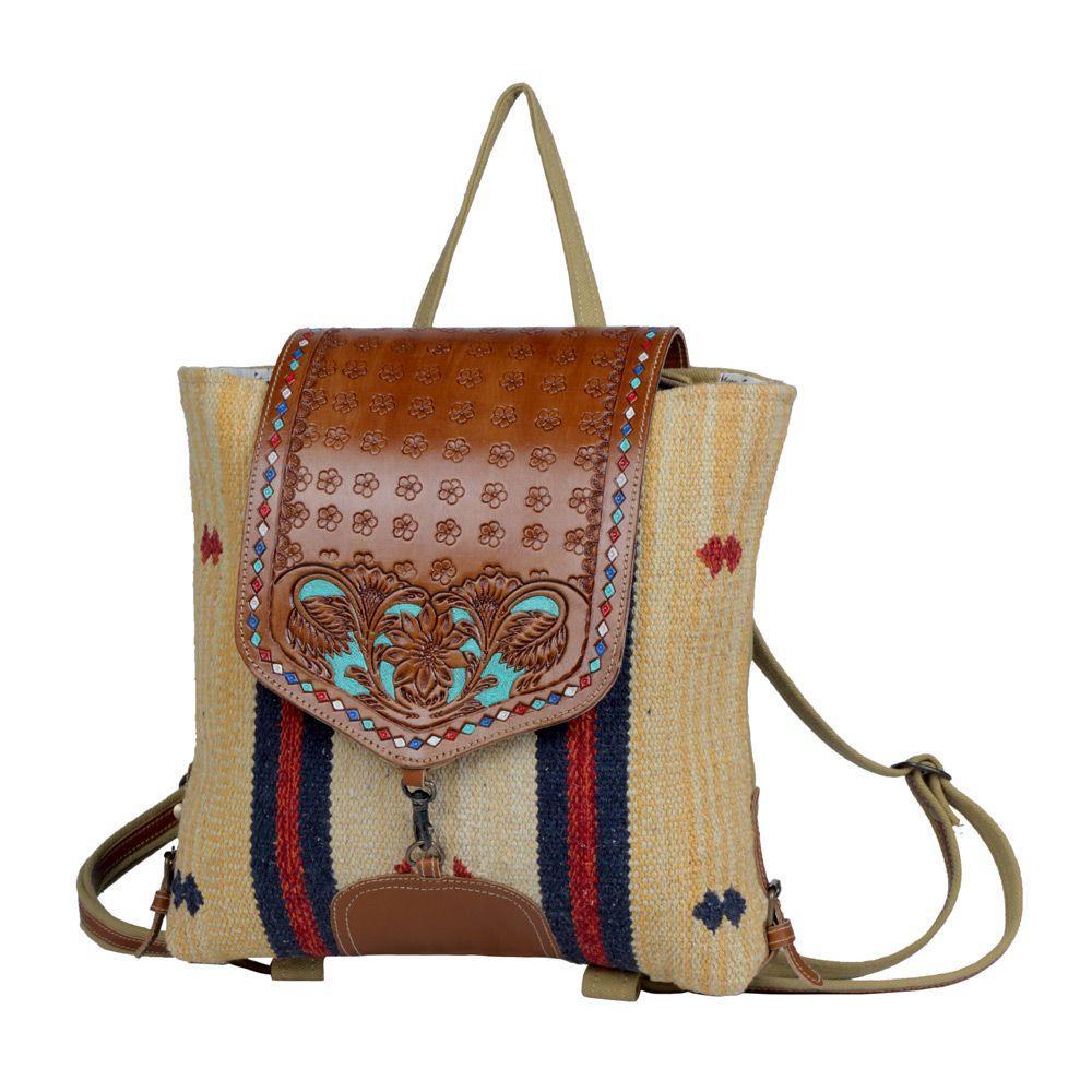 LUCENT BACKPACK HAND-TOOLED BAGS - S-3392