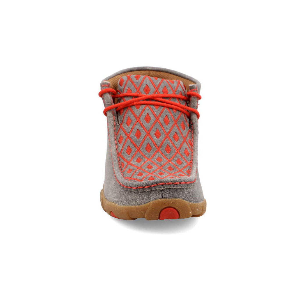 Chukka Driving Moc - Grey & Grenadine  - WDM0147