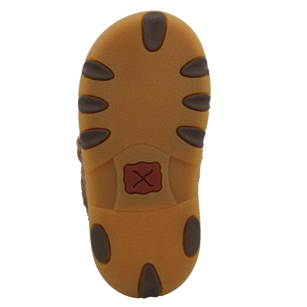 INFANT DRIVING MOCCASINS - BOMBER/LIGHT BRINDLE ICA0015