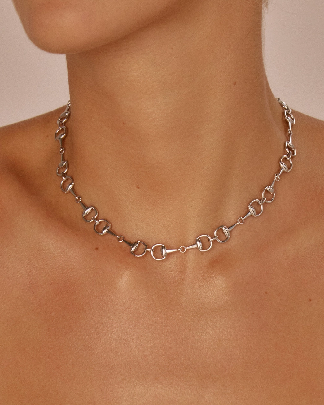 The Horsebit Necklace - Silver