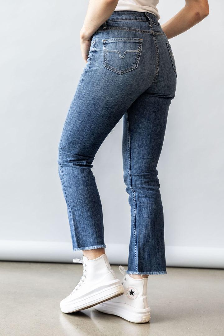 Women's Kimes Monica Cropped Jeans - Mid Wash