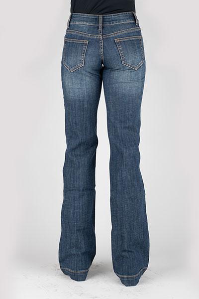 Stetson Women's Jean- 214 Trouser Fit Middle Seam Down Front - 11-054-0214-0813 BU