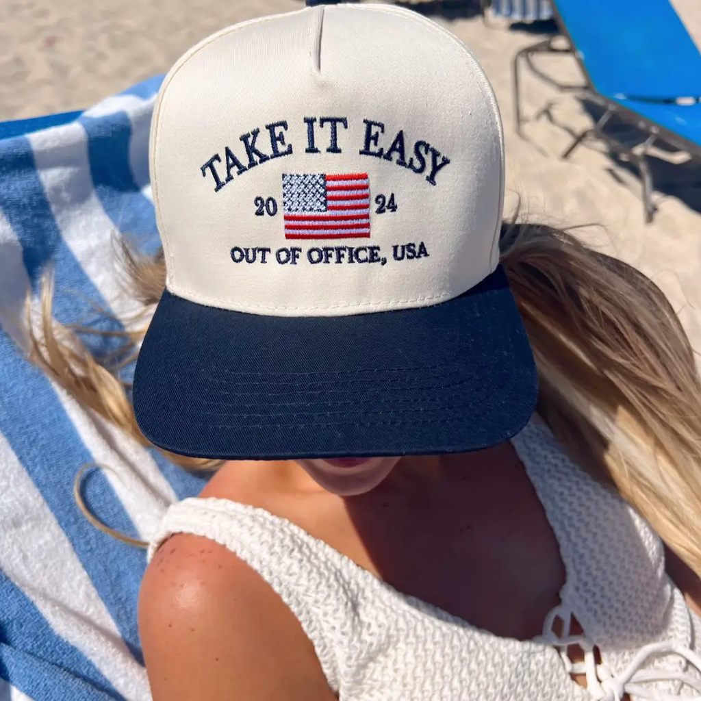 Take It Easy Vintage Trucker Hat