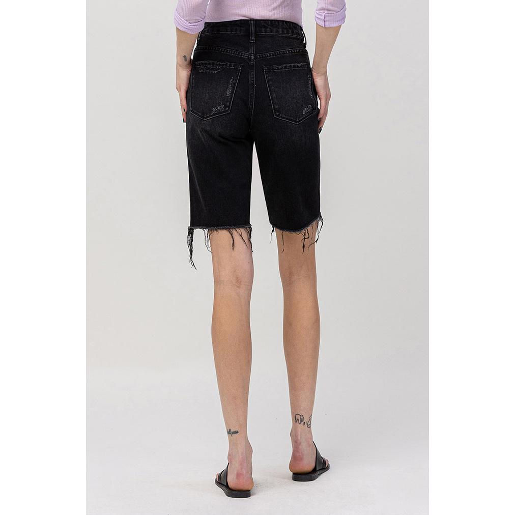 SUPER HIGH RISE BERMUDA RELAXED SHORTS | TAMMIE