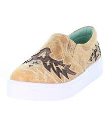 LD STRAW INLAY & EMBROIDERY SNEAKER E1568