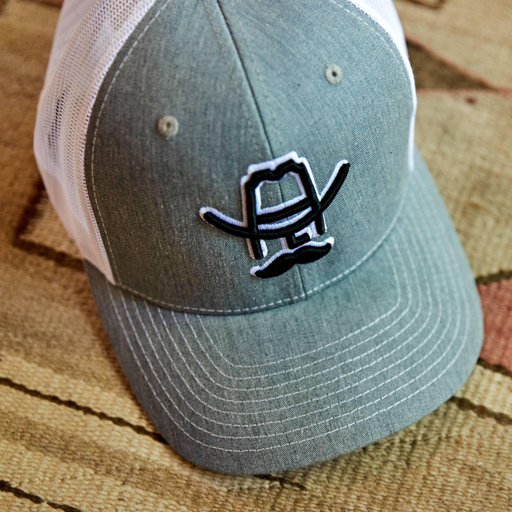COWBOY COOL HANK 3D HAT - GREY