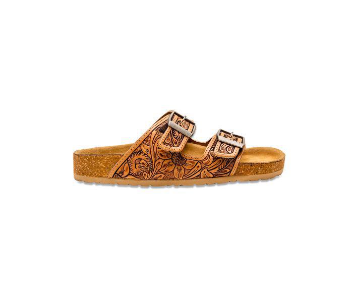 Footo Hand-Tooled Sandals - S-6918