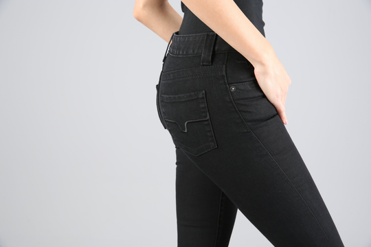 KIMES WOMENS JEANS - BETTY BLACK