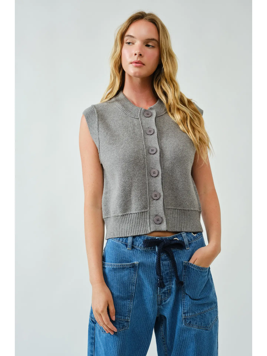 Super Soft Basic Vest Cardigan